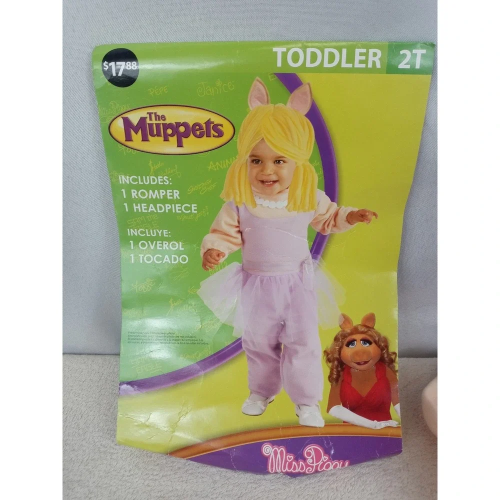 The‎ Muppets Miss Piggy Toddler Halloween Costume 2T New in Package